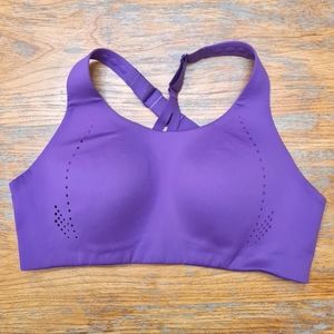 LULULEMON sport bra top high impact running high support purple 38C